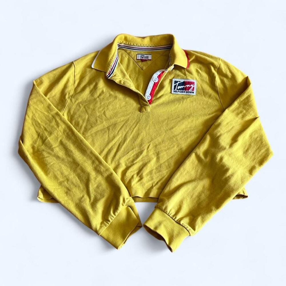 Tommy hilfiger yellow crop long